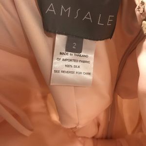 Amsale Blush bridesmaid /prom dress